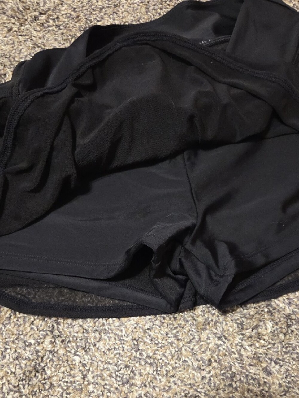 Black Ruffled Skort - Picture 3 of 5